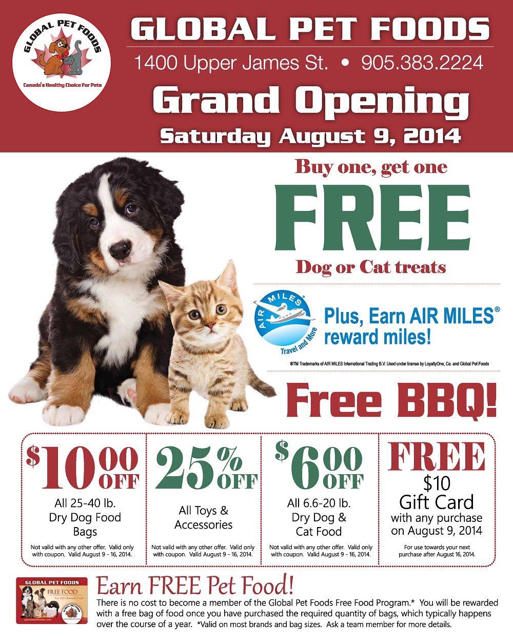 Visit The Global Pet Foods Store In Hamilton Upper James Location