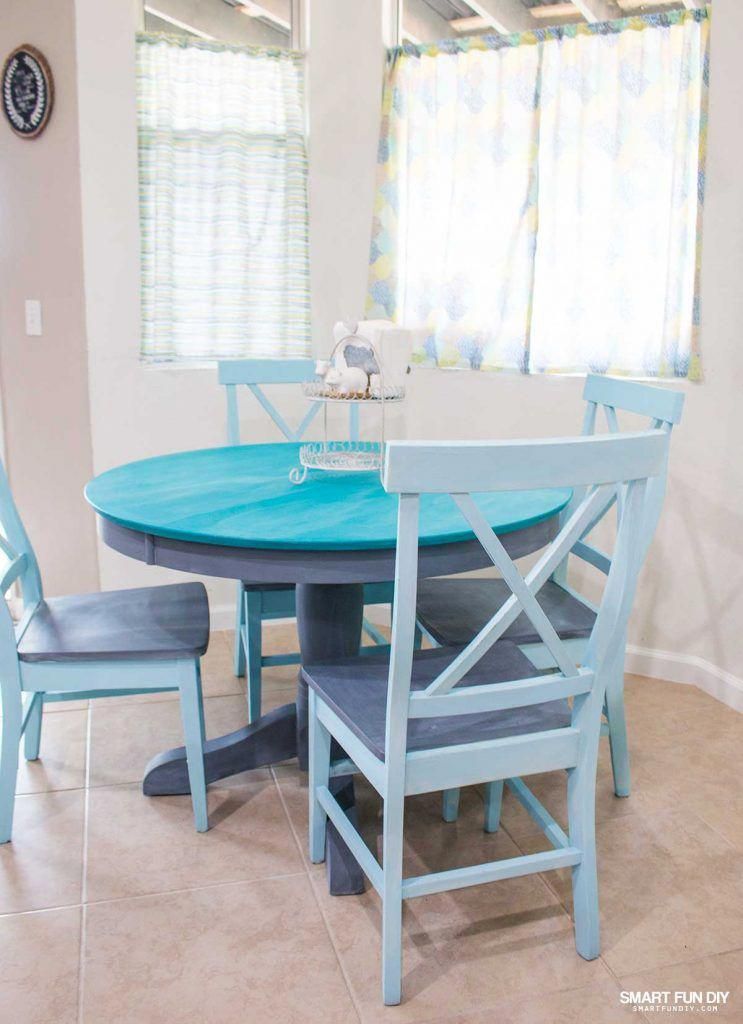 Chalk Paint Table Makeover Funkypaintedfurniture Funky Painted Chalk Paint Table Makeover Funkypaintedfurniture