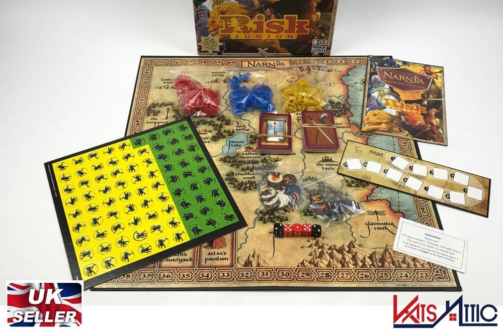 Risk Junior Board Game Chronicles Of Narnia Parker Games 8years 2 To risk-junior-board-game-chronicles-of-narnia-parker-games-8years-2-to