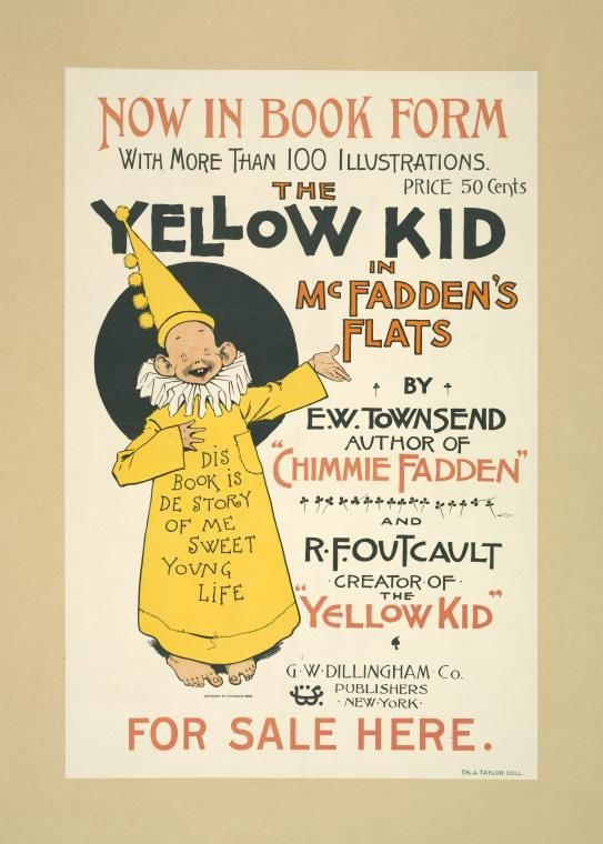 The Yellow Kid In Mcfaddenen Sa Id 1259243 Comic Illustration Kids Art Spiegelman