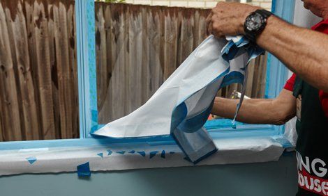 Step-by-step painting aluminium window frames | Painted window frames