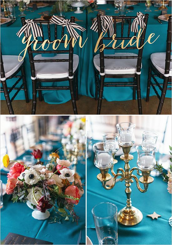 Teal And Gold Modern Wedding Teal Wedding Colors Dark Teal Weddings Teal Gold Wedding