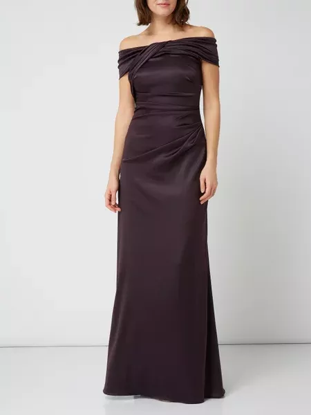 CHRISTIAN-BERG-COCKTAIL Off-Shoulder-Abendkleid mit Drapierungen in Lila online kaufen (9910525) ▷ P&C Online Shop