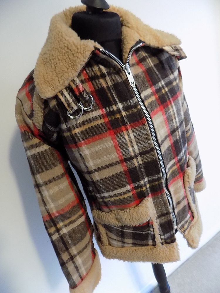 Vintage Mens 1970 S Fools Horses Rodney Brown Check Lumberjack Jacket L Jackets Clothes Coats Jackets