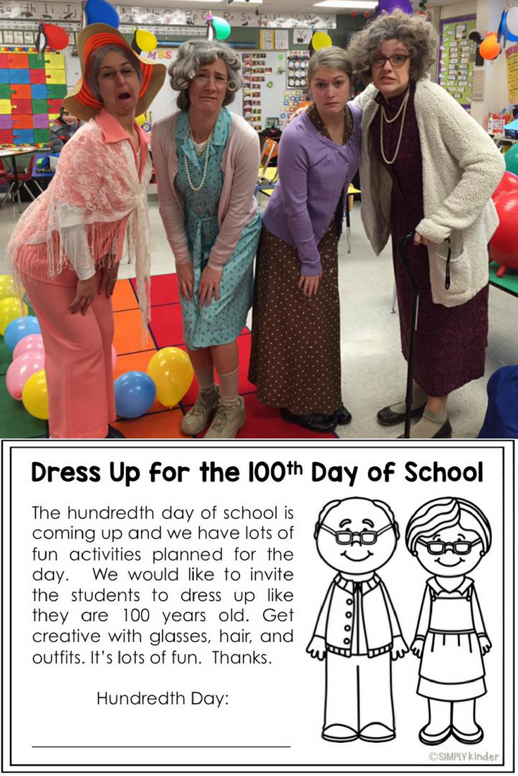 100Th Day Of School Ideas - Dress Up - Collier John