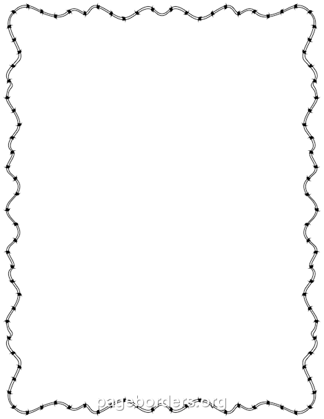 barbed wire border frames borders pinterest page borders