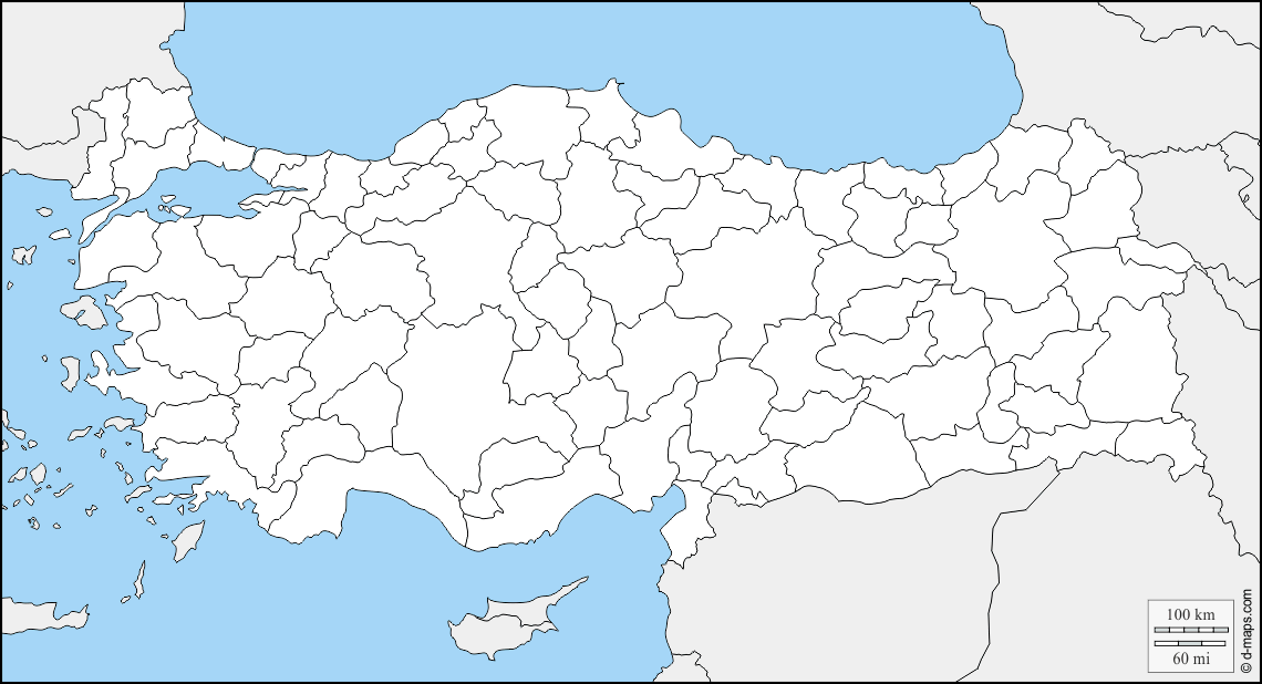 Turkey Outline Map 57db0c118fbd581c92b2029ed4c8c330