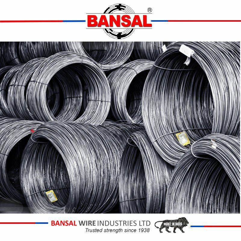 Bansalgroup High Carbon Steel Wires High Carbon Steel Stainless Steel Wire Black Steel