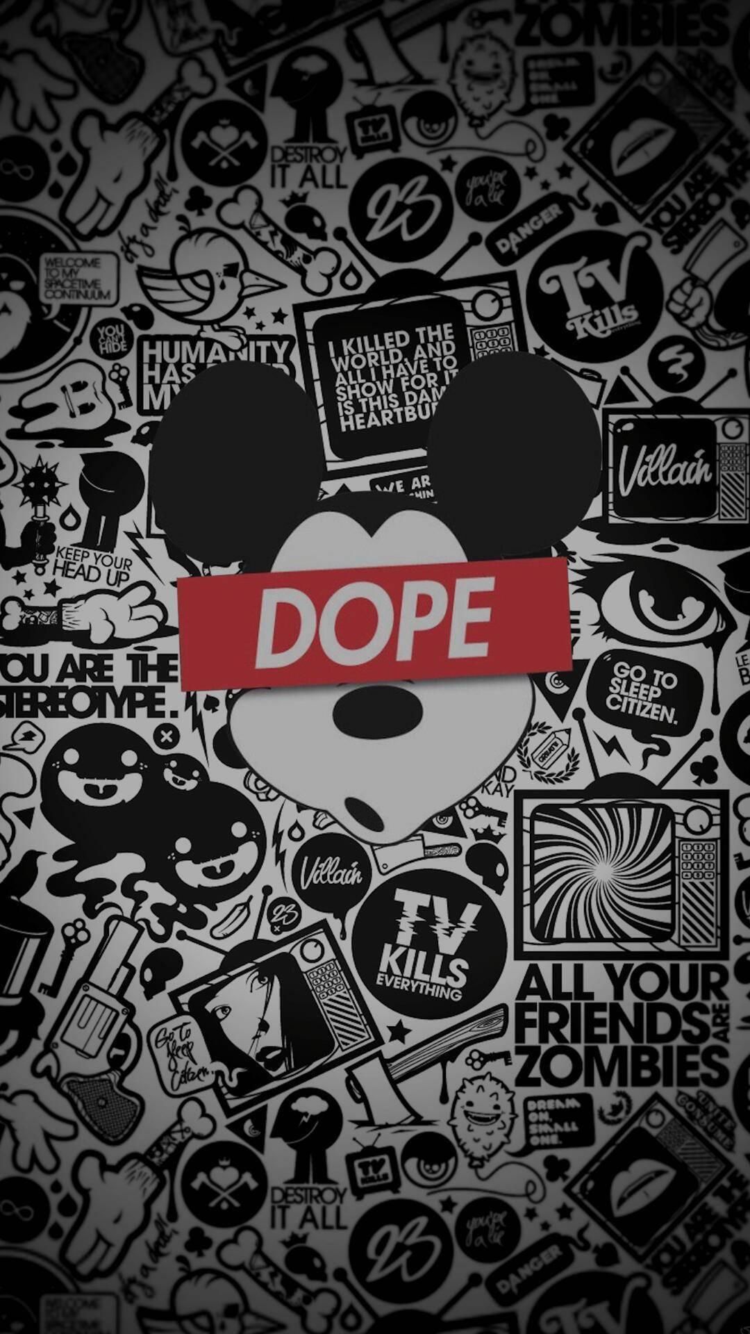 Mickey Mouse Dope Beautiful Wallpaper Pinterest Dope