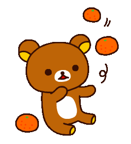 pix Rilakkuma Gif Transparent Background rilakkuma gif oranges cute gif
