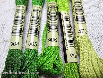 Download Leaf Clusters & the Order of Stitching | Garden embroidery ...