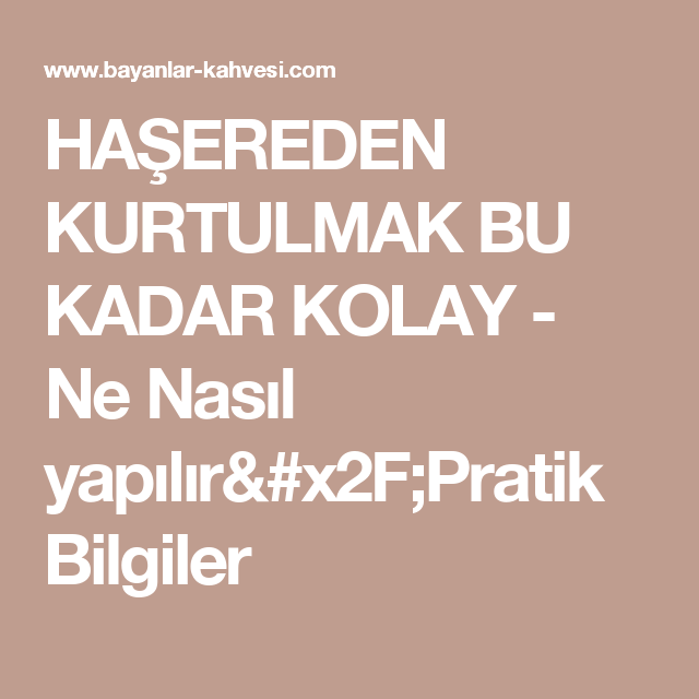 hasereden kurtulmak bu kadar kolay ne nasil yapilir x2f pratik bilgiler maya