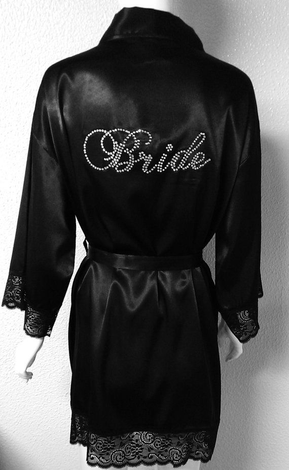 black bride robe