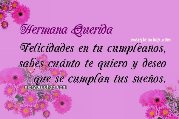 Bellas Dedicatorias De Cumpleaos Para Mihermana Con Bellas Dedicatorias De Cumpleaos Para Mihermana Con