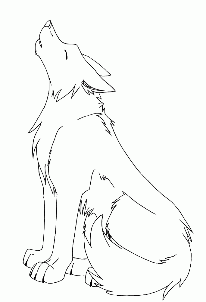 Wolf lineart request . kazuma by Ruehara on deviantART | Wolf sketch