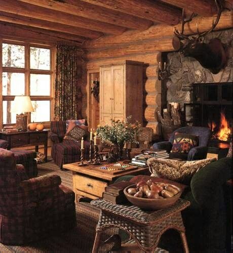 Pin by Vicki Beckman on Cabin Fever | Cabin style, Cabin decor, Log