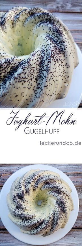 Joghurt-Mohn Gugelhupf | LECKER&Co | Foodblog aus Nürnberg