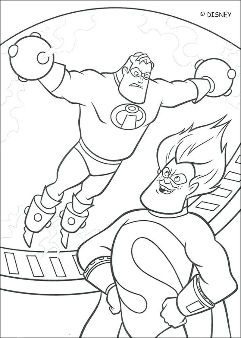 Incredibles 2 Coloring Pages Printable