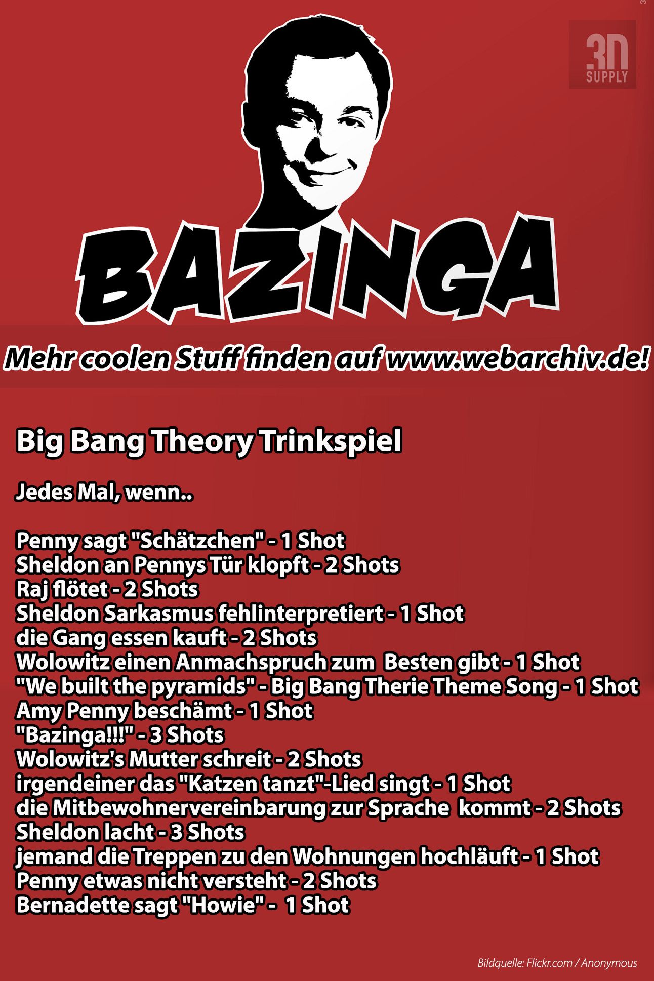 Big Bang Theory Trinkspiel Big Bang Theory Trinkspiel
