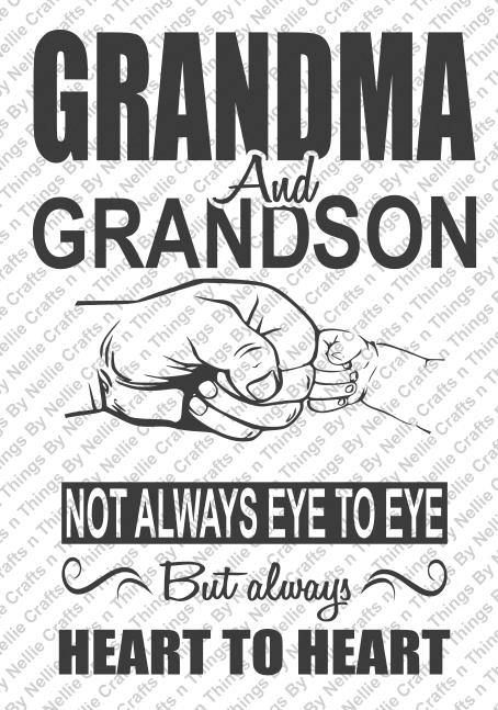 Download Grandma and Grandson SVG by CraftsnThingsByNelly on Etsy ...
