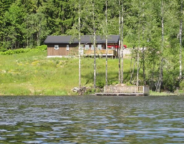Schweden Ferienhaus Värmland mit Motorboot am See