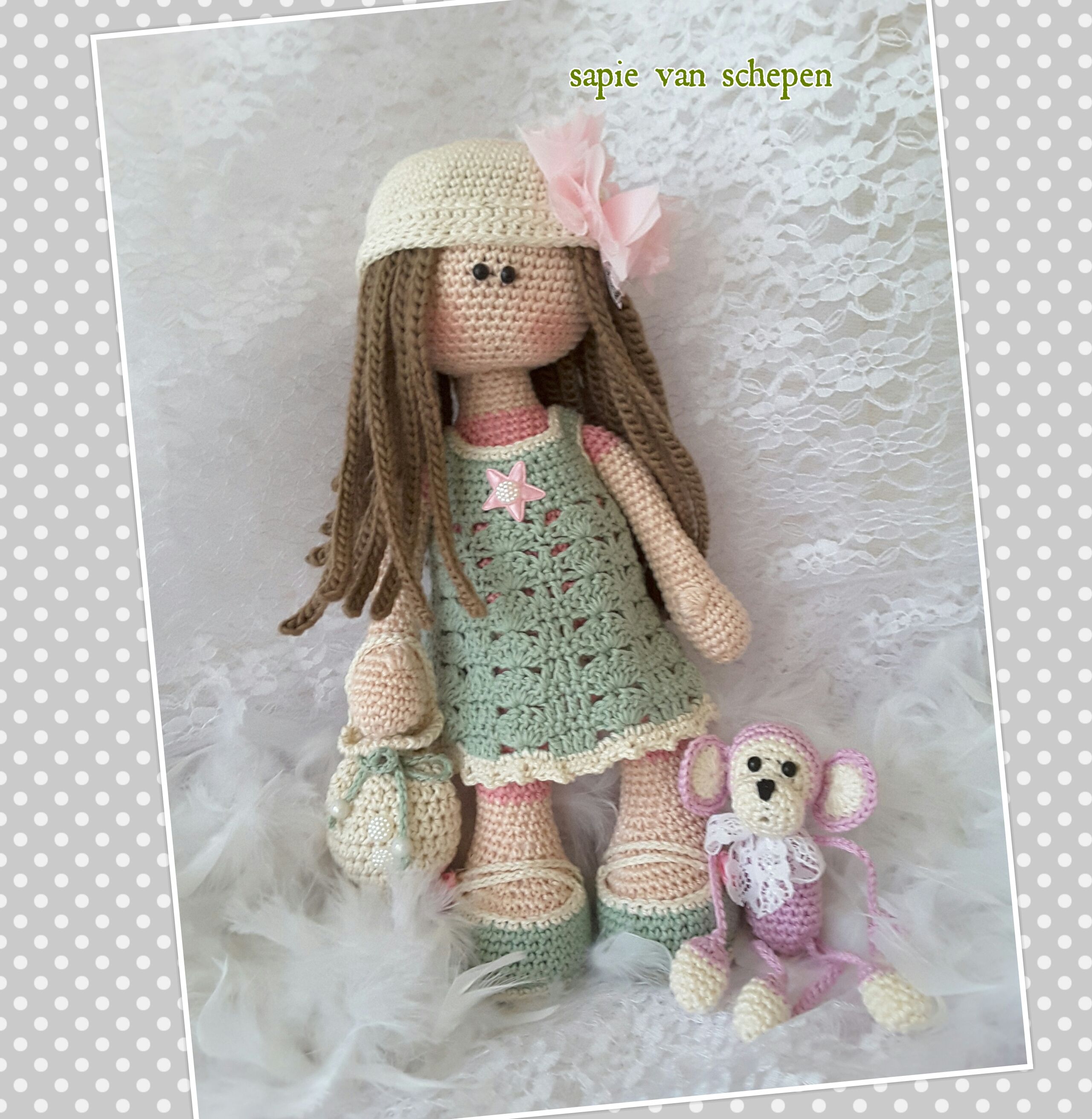 Https Www Etsy Com Nl Listing 263467243 Haak Patroon Voor Pop Lilly Ref Shop Home Feat 1 Puppe Hakeln Strickpuppe Hakelpuppen