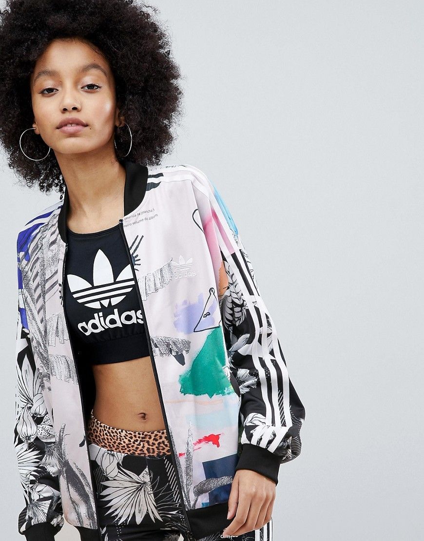 X Farm Multi Print Bomber Jacket - Multi | Bomberjacke damen ... X Farm Multi Print Bomber Jacket - Multi | Bomberjacke damen ...