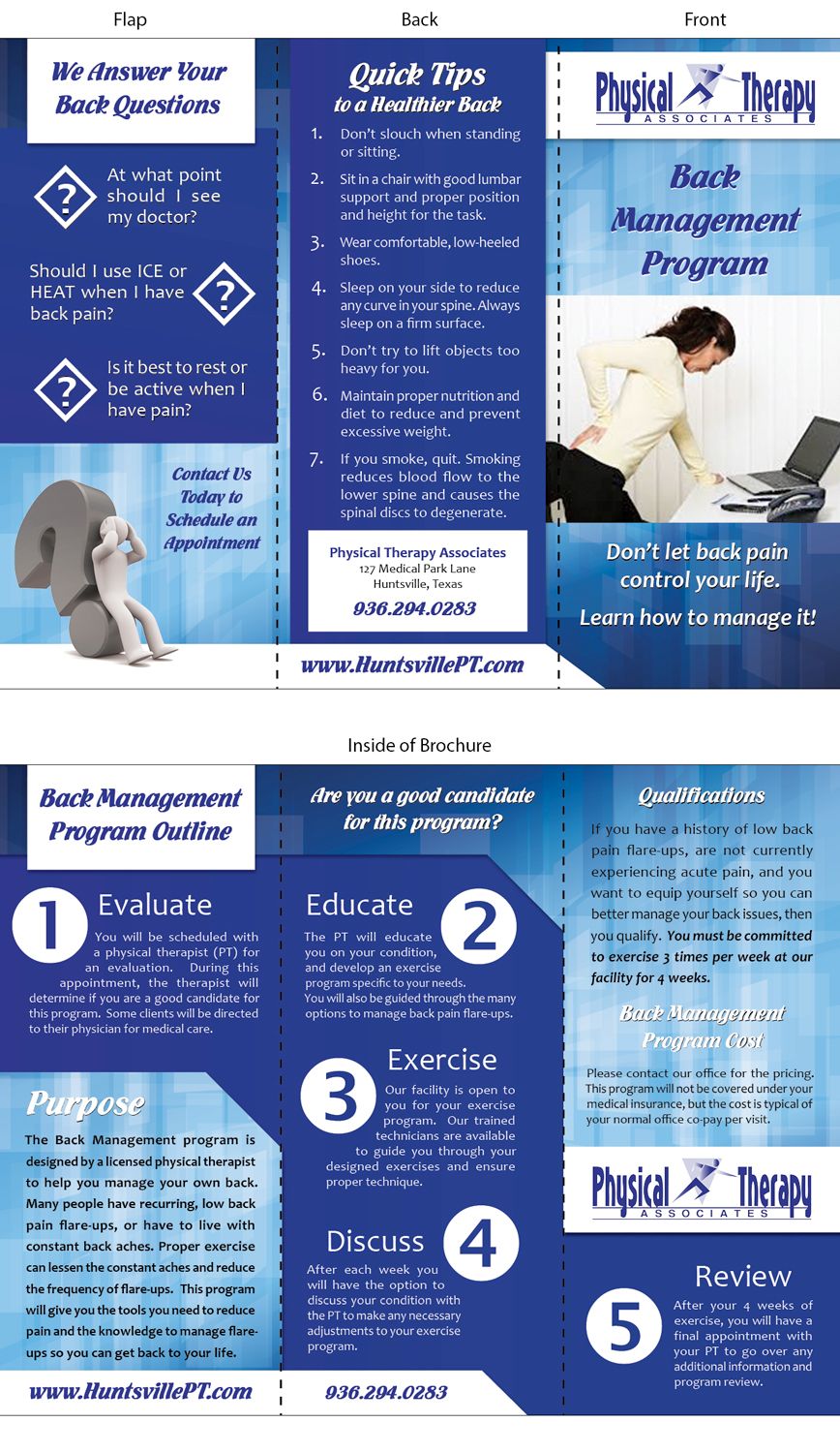 physical therapy brochures