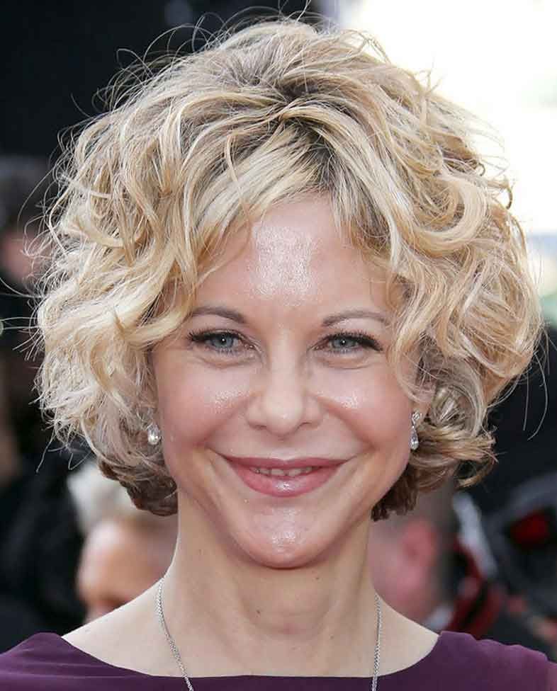 Hairstyles For Women Over 60 With Round Faces Short Curly