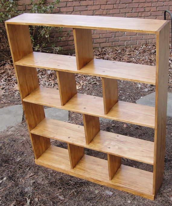 mr2 44" Wide By 54" High Custom Hand Crafted Open Back Bookcase or Room