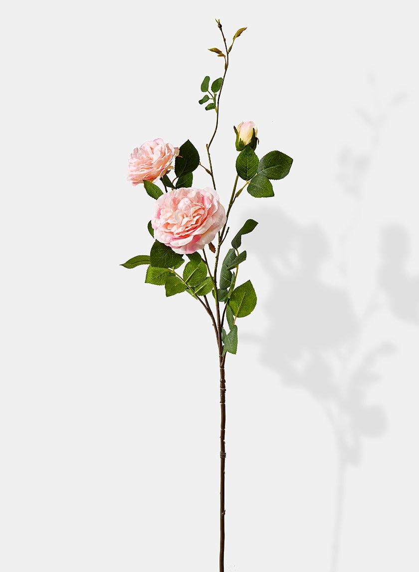 35in Pink Peony Rose Spray Pretty Flowers Pink Peonies Digital Flowers