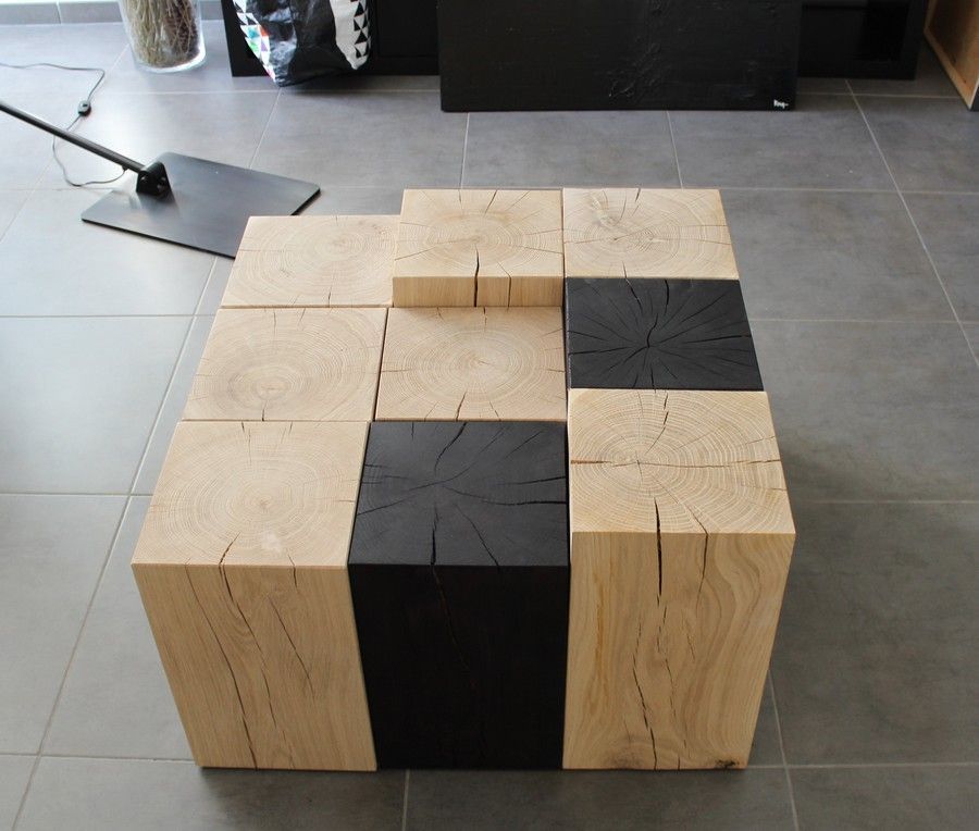 table basse cube bois table basse cube bois
