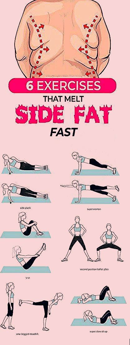 Übungen, die schnell und zuverlässig sog. Engelsflügel (Seitenfett) beseitigen #Workout #Fitness #Ge...