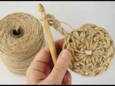 Kolay Hasir Canta Yapimi Kendin Yap Diy Rope Round Bag Youtube Orgu Tig Desenleri Elisi Fikirleri