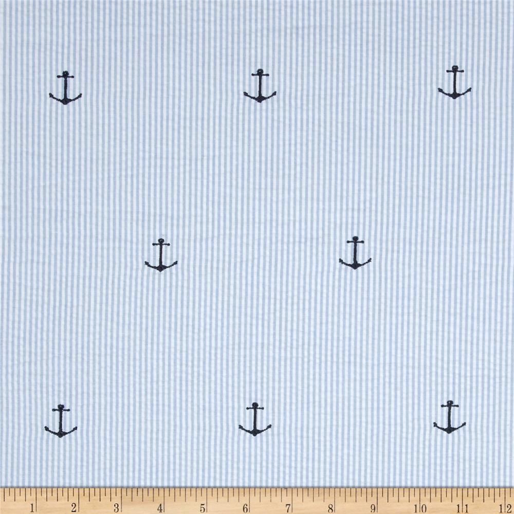 Michael Miller Nautical Fabric CottonBoys QuiltSewingQuiltingBlue Red White NauticalFat QuarterHalf YardYard Ahoy Matey Navy
