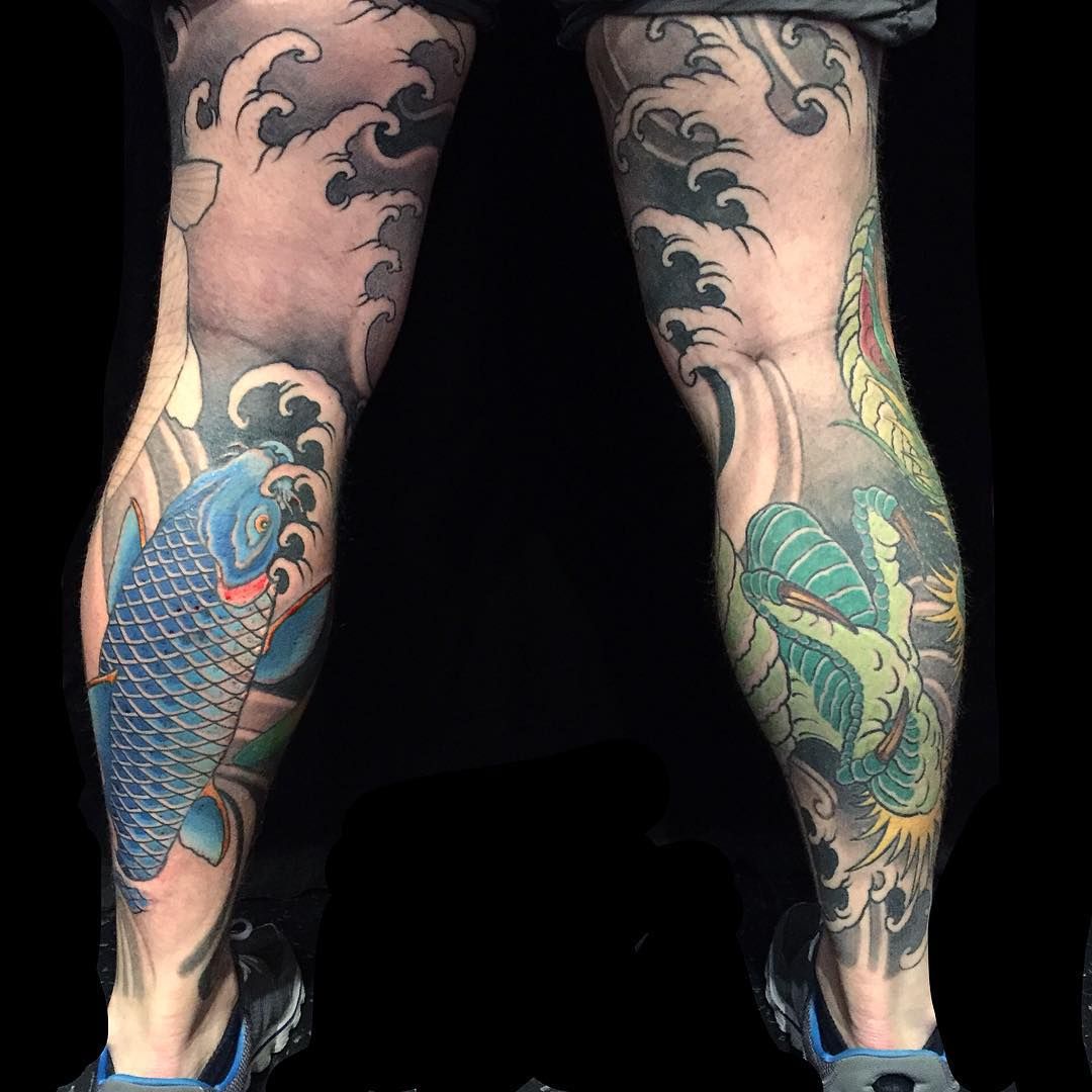 Levi Walker Polzin On Instagram Worked On Finishing Up Jorel S Other Leg Koi Side Soon To Be Done With This Project Japanesecollective Japanesetattoo タトゥー Levi Walker Polzin On Instagram Worked On Finishing Up Jorel S Other Leg Koi Side Soon To Be Done With This Project Japanesecollective Japanesetattoo タトゥー