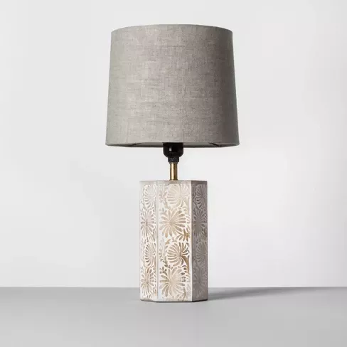 Carved Wood Lamp Includes Energy Efficient Light Bulb Opalhouse Target - Harp Lamp Shade Target Carved Wood Lamp Includes Energy Efficient Light Bulb Opalhouse Target - Harp Lamp Shade Target
