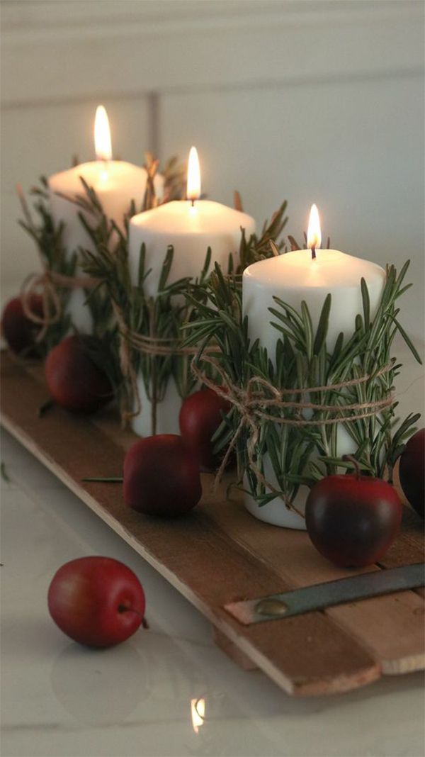8 Minutes Simple Christmas Candles Decoration