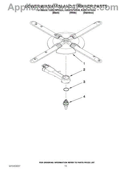 Kitchenaid K45ssac0 Parts List And Diagram Ereplacementparts Com