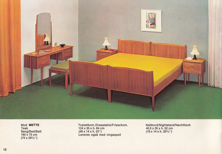 Pin på Vintage furniture catalogs and ads. GUSTAV BAHUS – PRODUKTKATALOG FRA TIDLIG 1960 TALLET – Mats