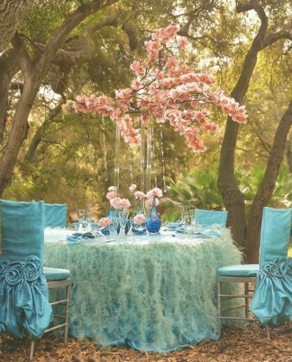 Just Thought This Was Pretty Turquoise Wedding Theme Turquoise Wedding Garden Wedding Decorations