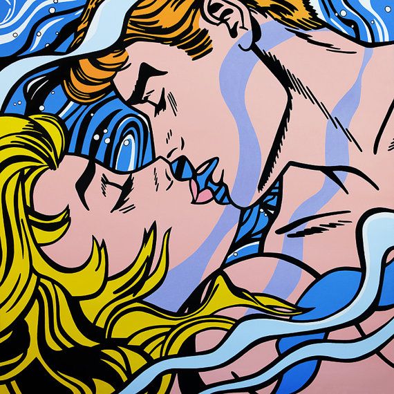 We Rose Up Slowly Art Print Art Poster Roy Lichtenstein Popart