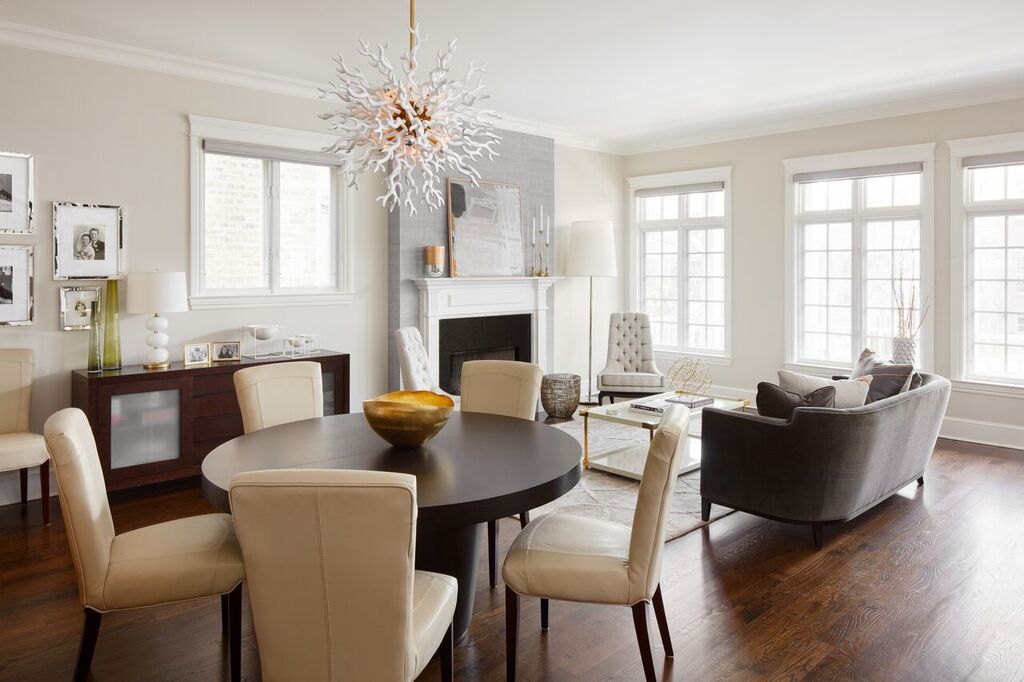 #InteriorDesign #Modern | Leather dining chairs, Dining room design