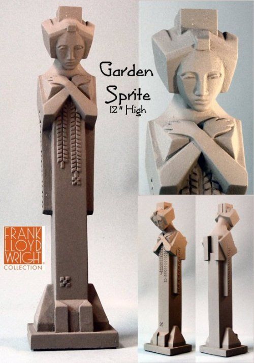 Garden Sprite Small Statue Replica By Frank Lloyd Wright Architecture Buildings Garden Sprite Small Statue Replica By, Frank Lloyd Wright Garden Sprite