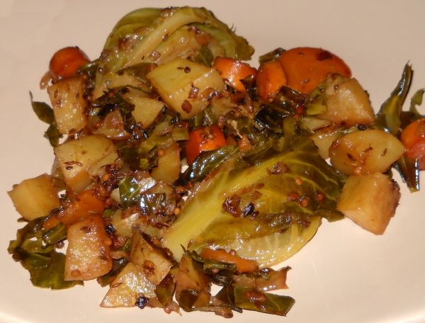 Chou braisé végétarien - Végécarib #poteechouvert