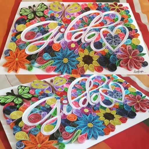 Quilling paper name Origami and quilling, Quilling letters, Quilling
