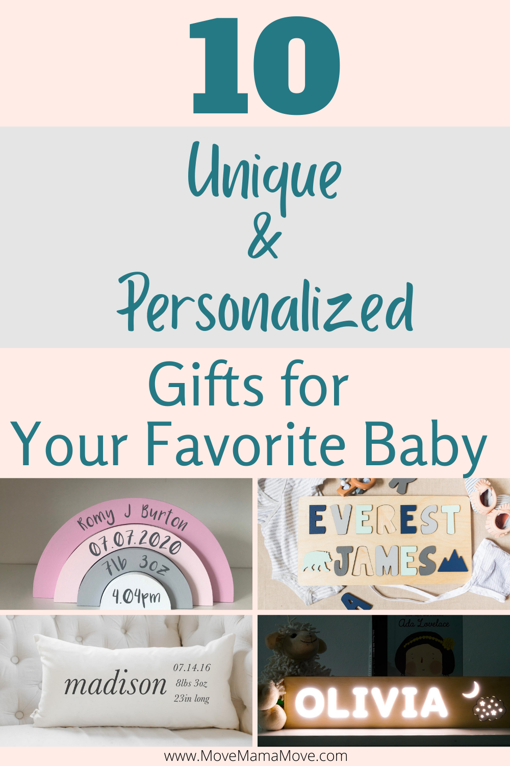 10 Unique & Personalized Gifts for the Baby in Your Life