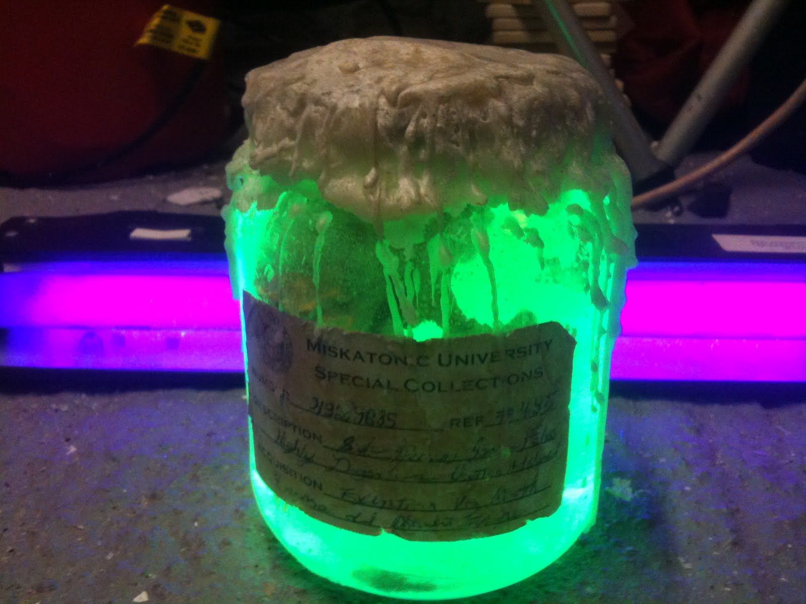 Specimen jar labels halloween