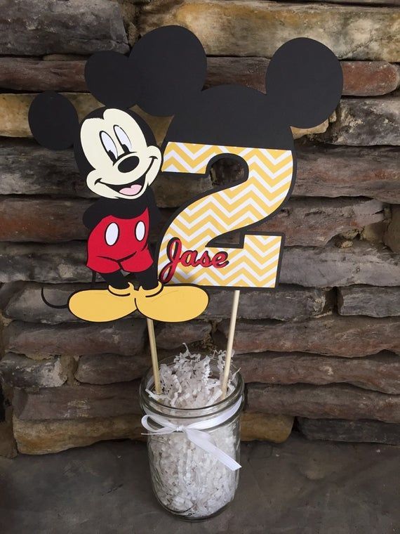 Centrotavola di Topolino Decorazioni per feste di ... Centrotavola di Topolino Decorazioni per feste di ...