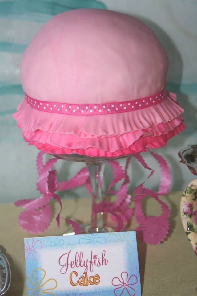 SpongeBob Jellyfish Cake for Tea Party Spongebob SpongeBob Jellyfish Cake for Tea Party Spongebob
